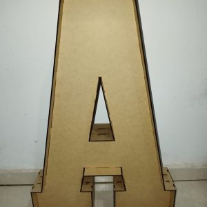 Letras e Números Decorativos 60cm Cru - Cod.501001